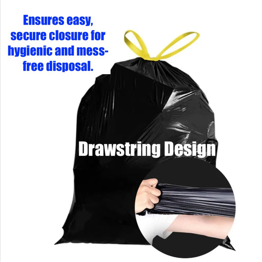 20pcs/Roll Lianpak Heavy Duty Extra Strong Drawstring 120L All-Purpose Refuse Sacks