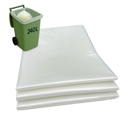 Lianpak Clear 240L Wheelie Bin Liners