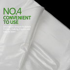 Lianpak Extra Strong White & Clear Mid Size Vest Carrier Bags 12"x18"x24"