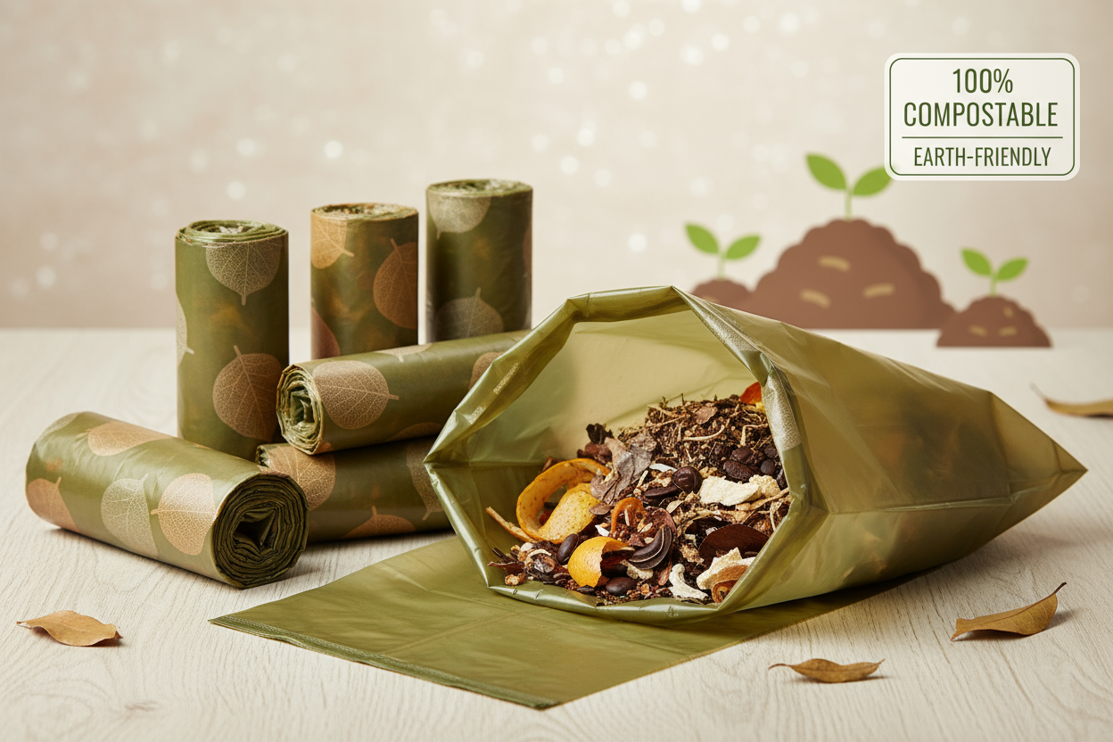 fully biodegradable Bin bags