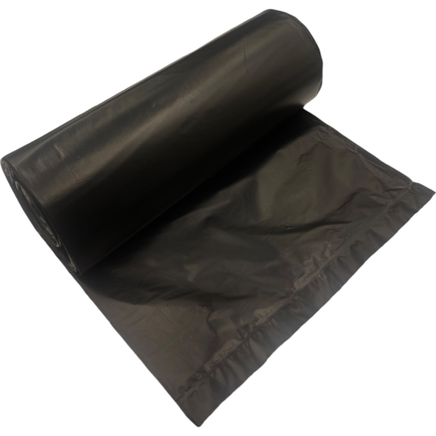 20pcs Lianpak Heavy Duty FLAT TOP 110L All-Purpose Refuse Sacks, 30um, Bin Bags, Bin Liners with FlexTech, Soft Touch, Recycled, Tear Resistant - Perfect for Household, Office, Kitchen & Caterers - 20 Bags per Roll - Black Catering Plastic Smooth